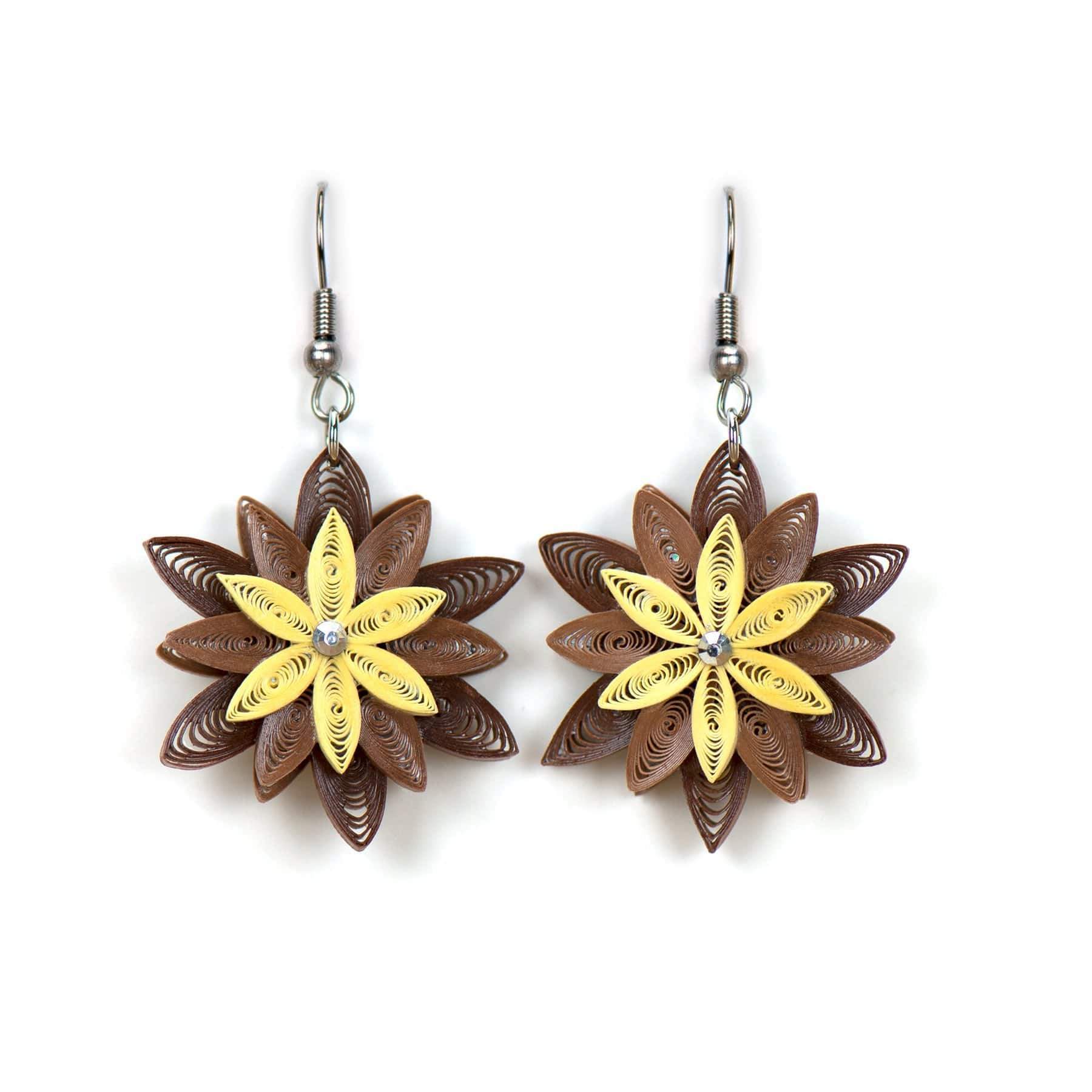 PAPER QUILLING EARRINGS | Mousumi Arts and Design
